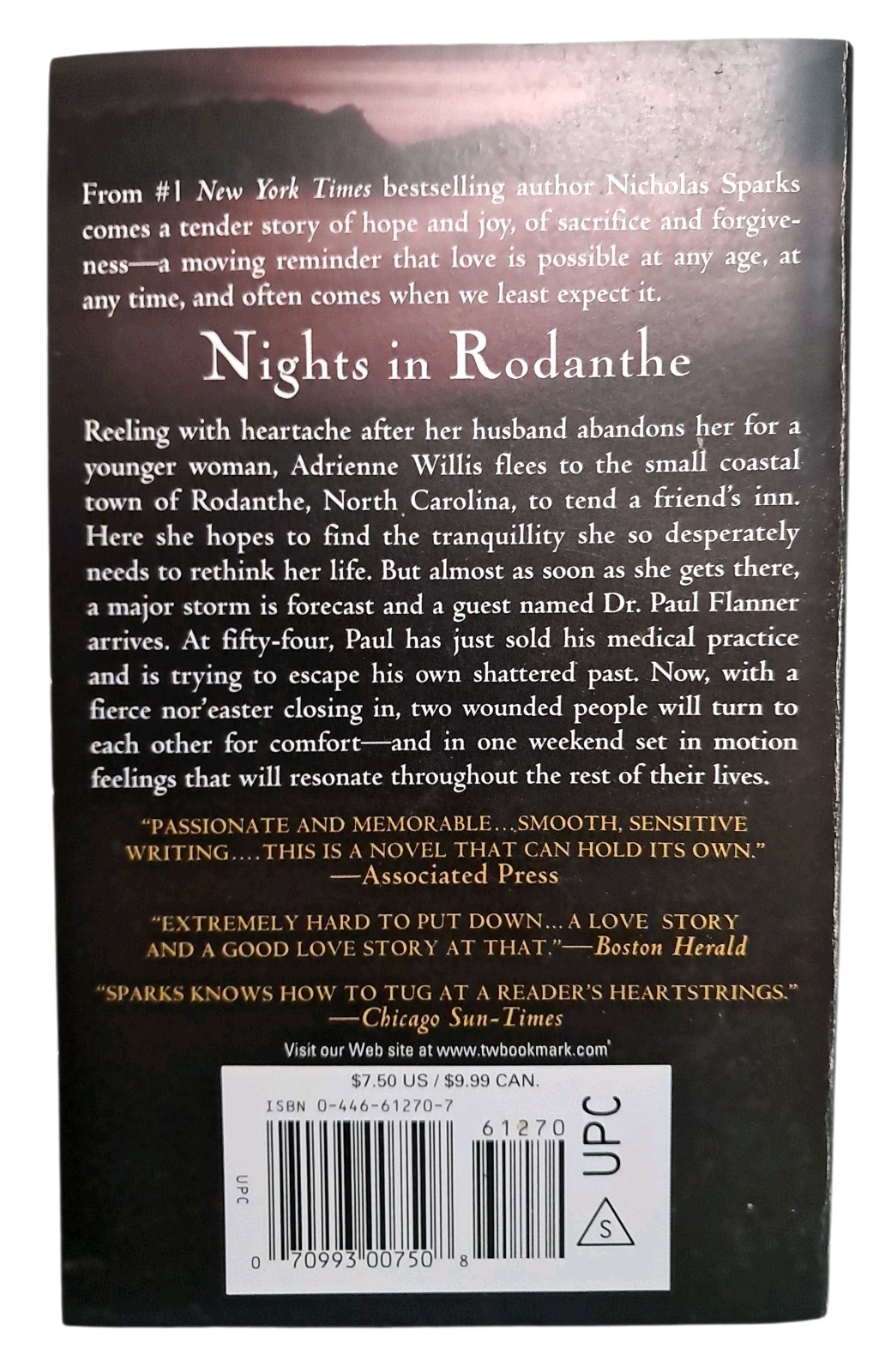 Nights in Rodanthe – papperback-Sparks, Nicholas