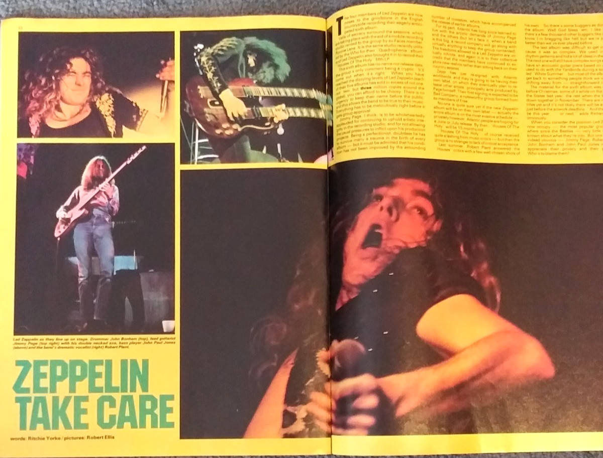 Led Zeppelin, Cat Stevens, Wishbone Ash – Music Scene 1974