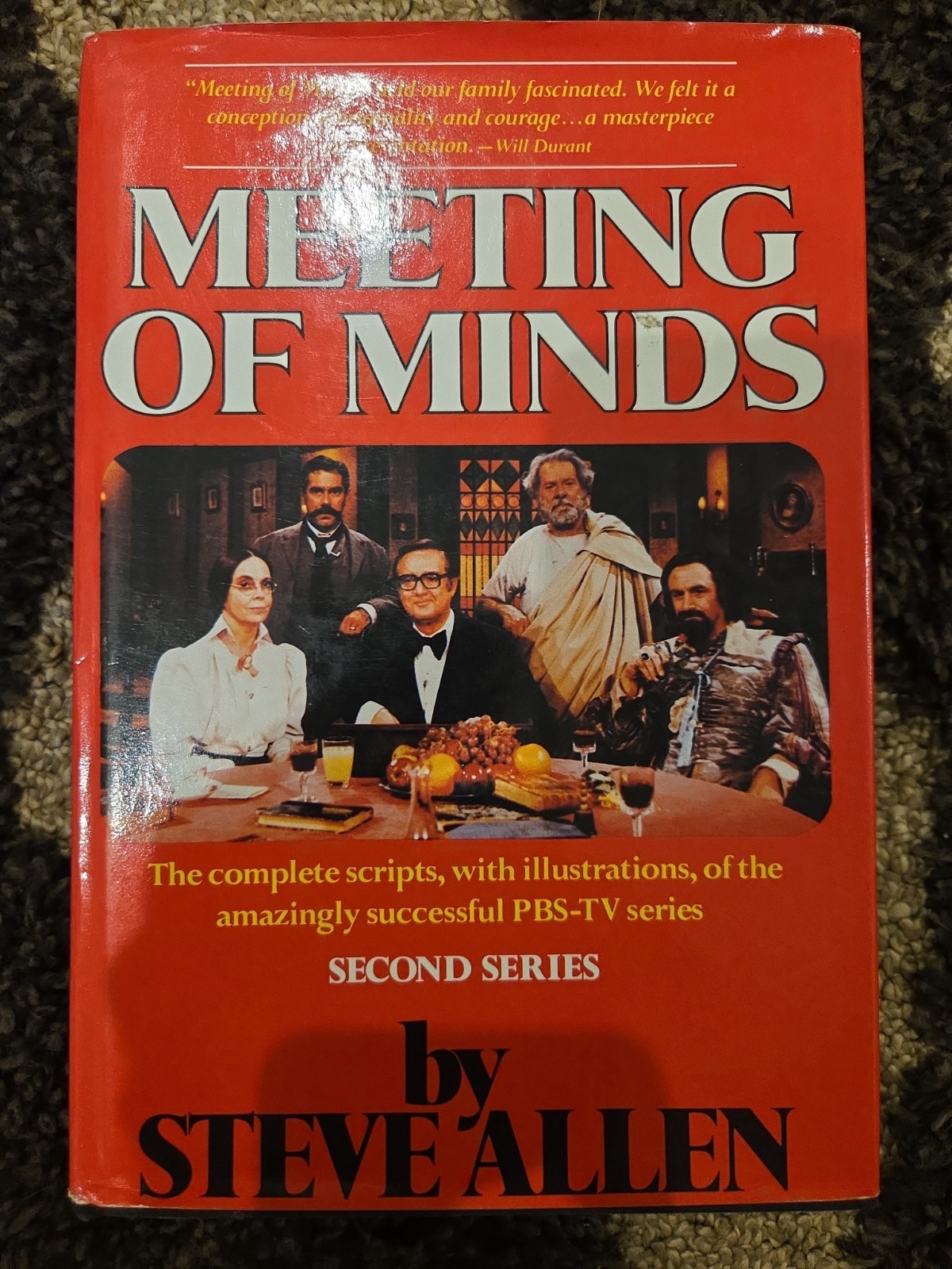 Meeting of Minds : Second Series by Steve Allen (1979, Hardcover) Signed!