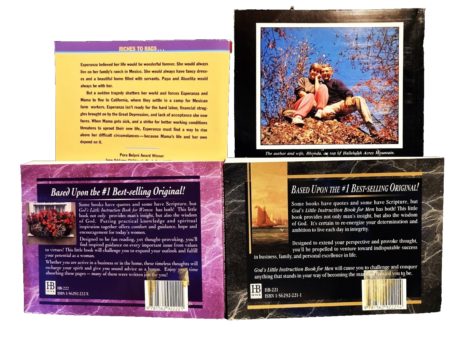 Esperanza Rising,Why Christians Get Sick,God’s Little Book Women, Men PET RESCUE