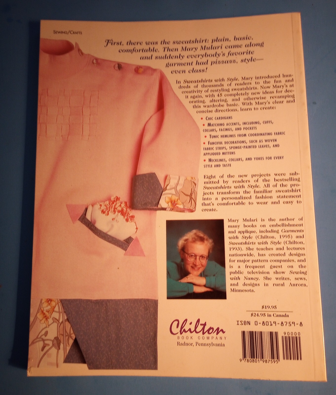 “More Sweatshirts with Style” Paperback Sewing Craft Book