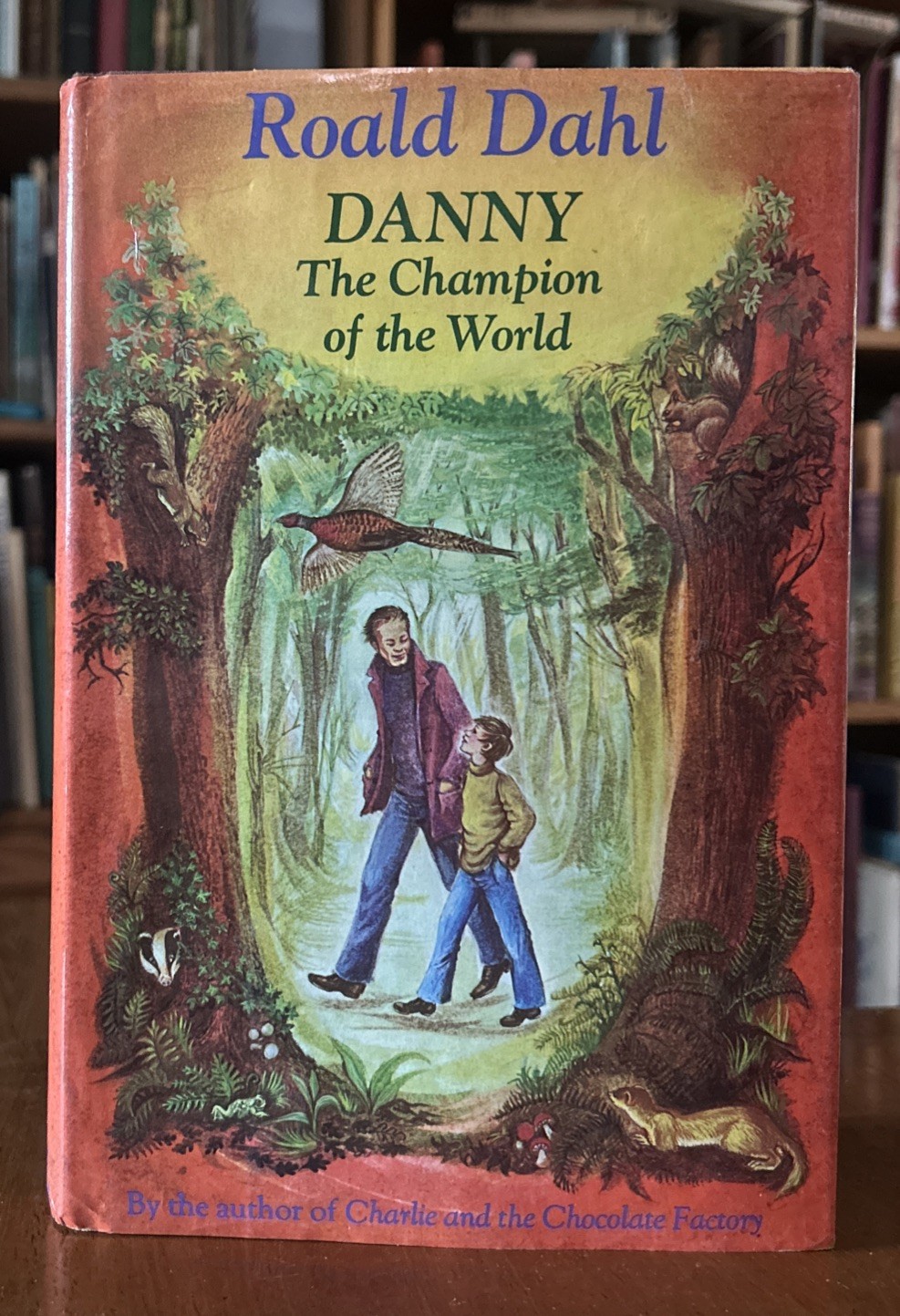1st Printing ROALD DAHL DANNY THE CHAMPION OF THE WORLD ‘1975 HCDJ Like New