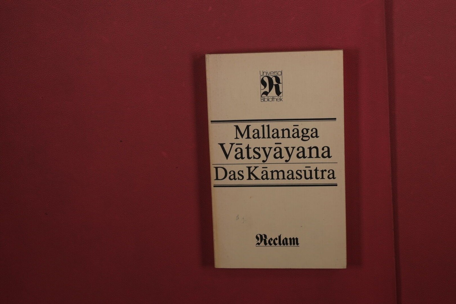387321 Mallanaga Vatsyayana DAS KAMASUTRA Verlag Philipp Reclam jun.