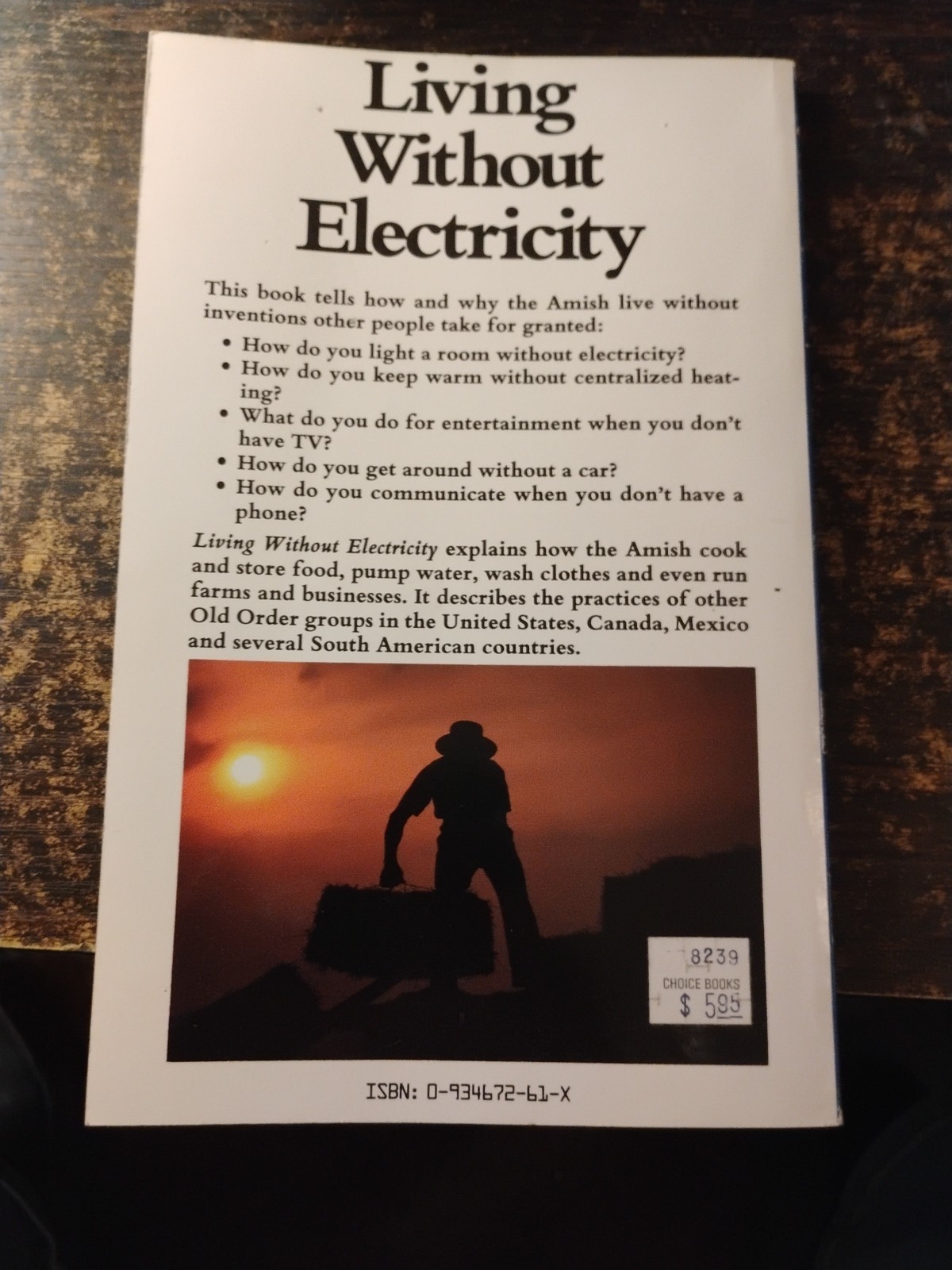 Living Without Electricity Paperback Book By Stephen Scott And Kenneth…