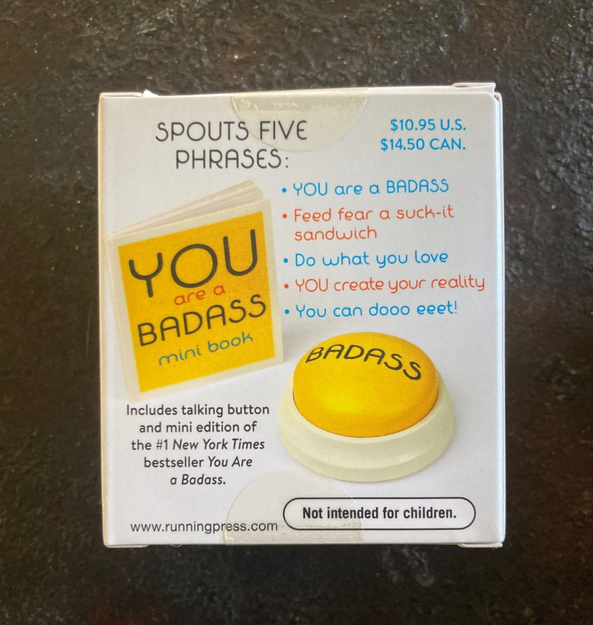 You Are a Badass® Talking Button : Five Nuggets of in-Your-Face Inspiration…