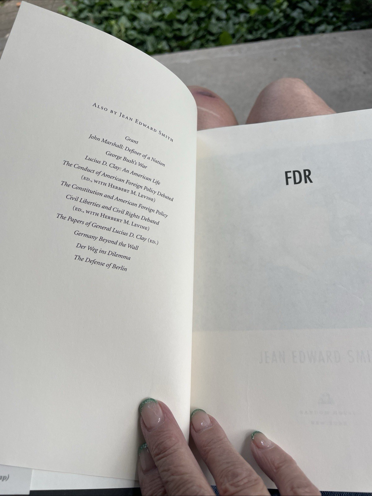 “FDR” – by Jean Edward Smith – First Edition/First Print – HCDJ – NEW