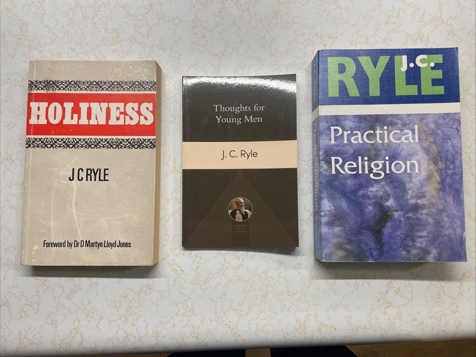 J. C. Ryle: 3 Book Bundle: Holiness, Practical Religion, Thoughts For Young Men