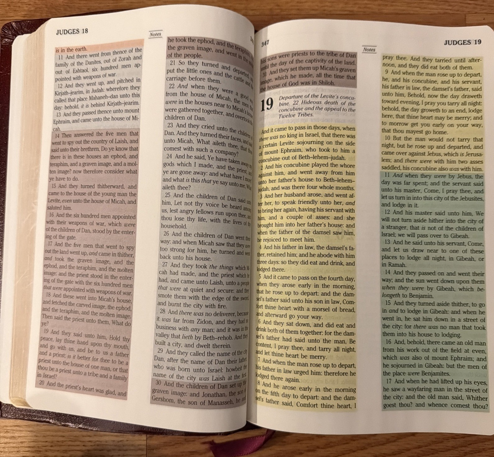 The Rainbow Study Bible, Bold Letter Edition – King James Version 1989 Burgundy