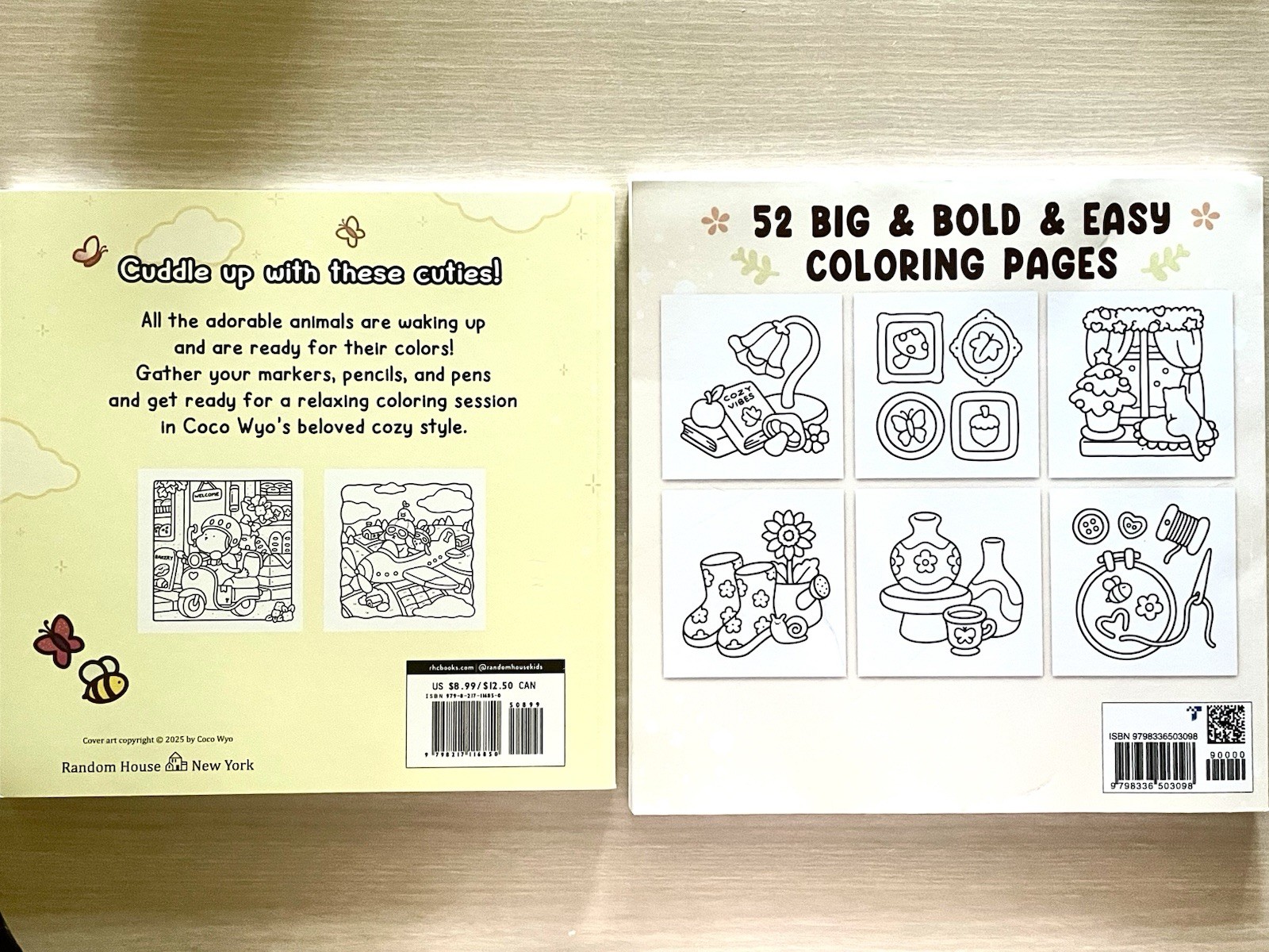 Coco Wyo 2 Count Coloring Books- New (Never Used)