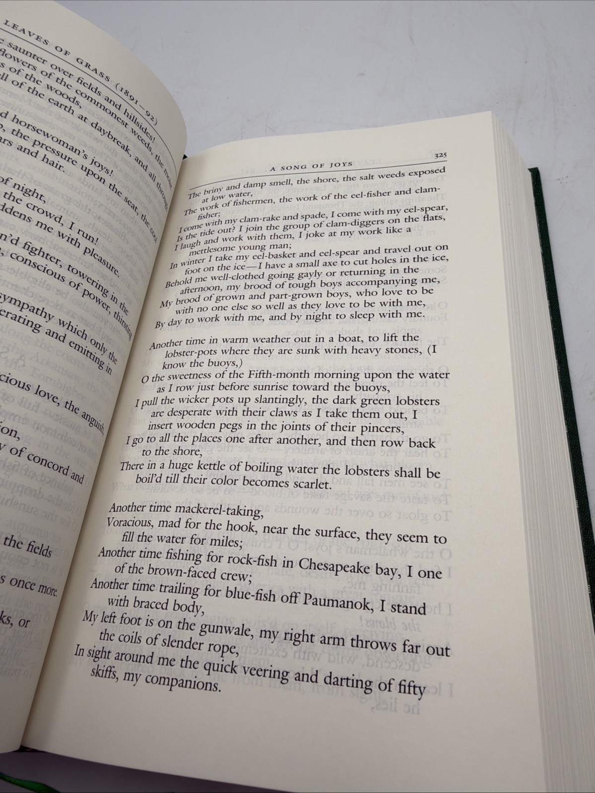 Whitman Poetry and Prose Library of America Hardcover 12th Printing