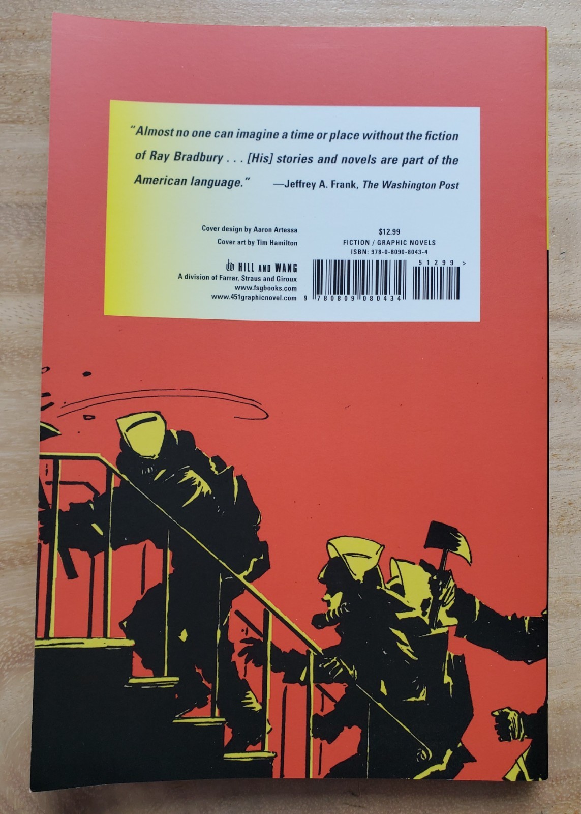 Ray Bradbury Fahrenheit 451 Authorized Adaptation Tim Hamilton Graphic Novel EUC