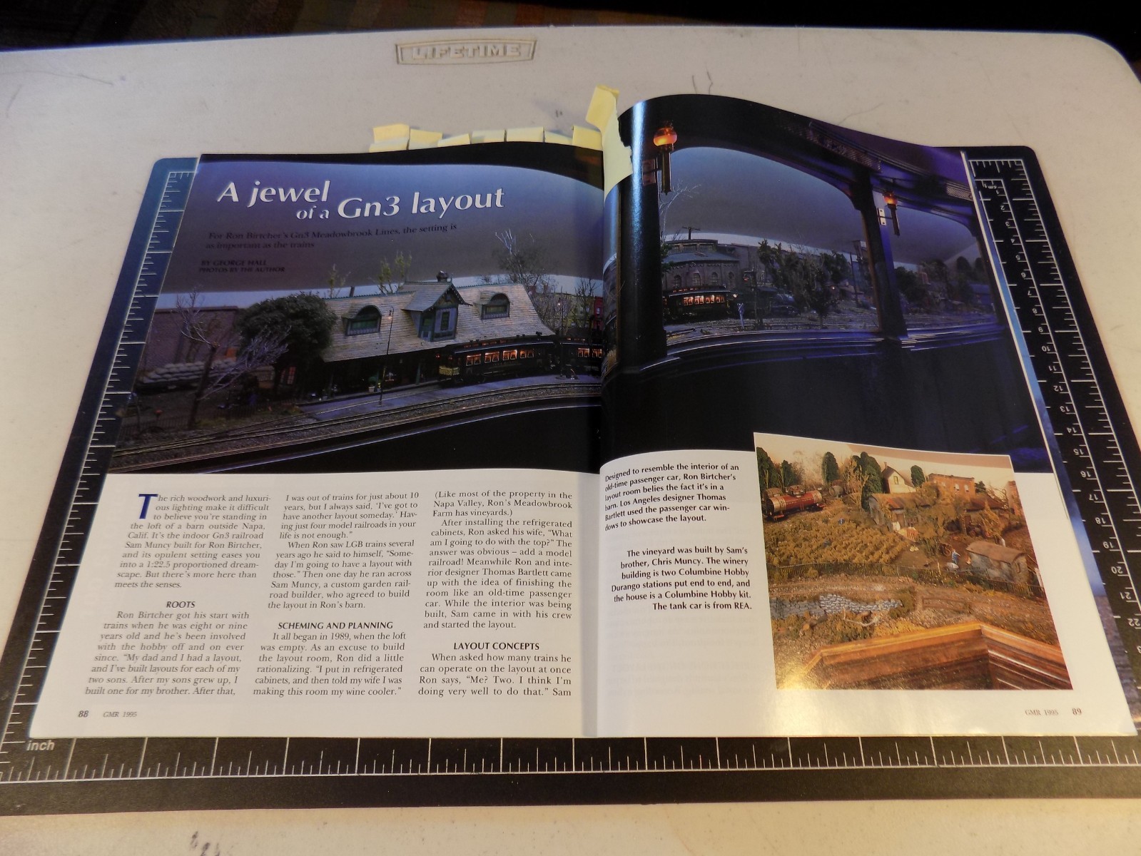 Model Railroader Great Model Railroads, 1995, 8 layouts 98pgs annotated (071554)