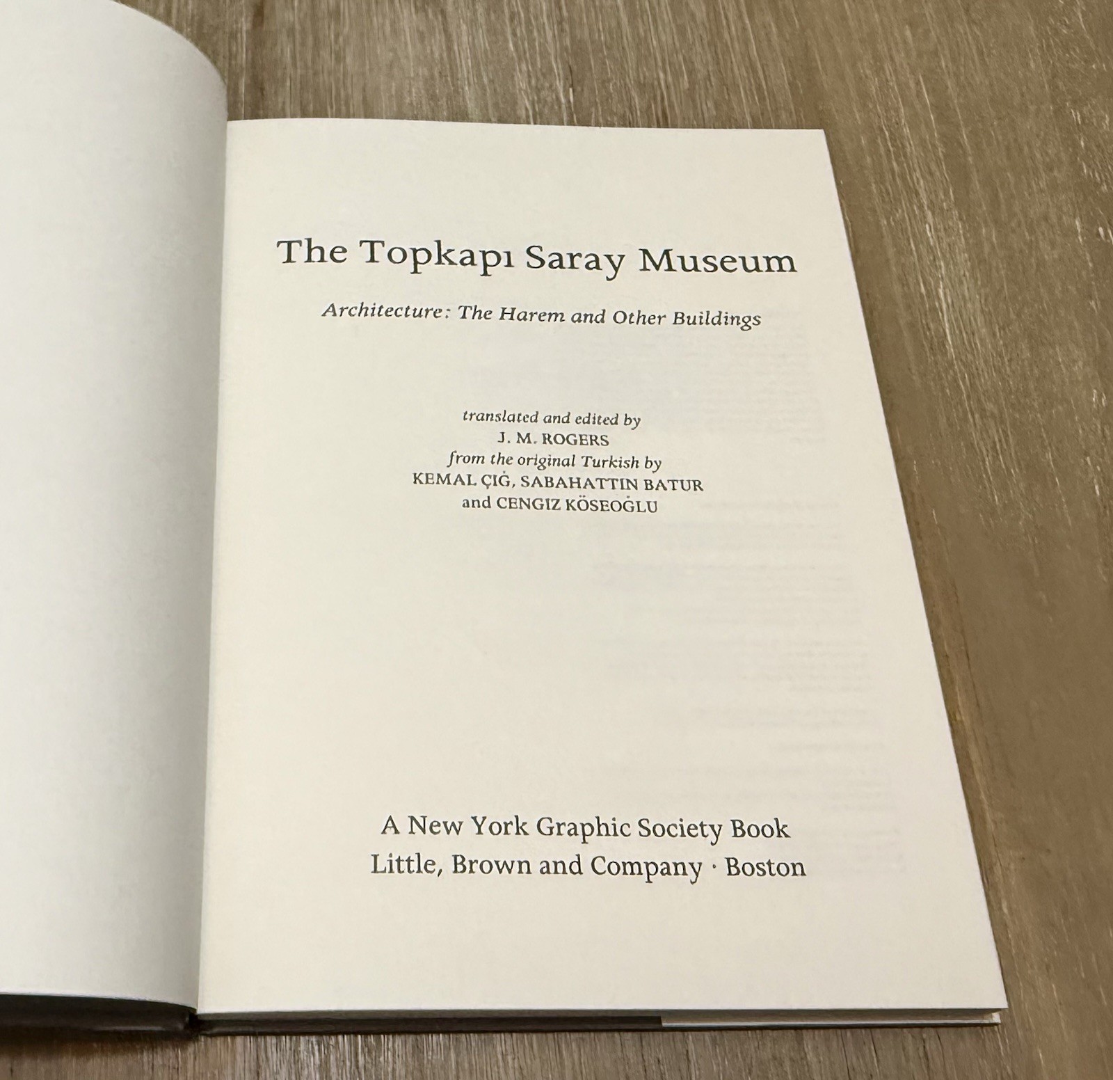 Topkapi ~Treasury, Manuscripts, Carpets & Architecture~ HC / Slip / 4 Books