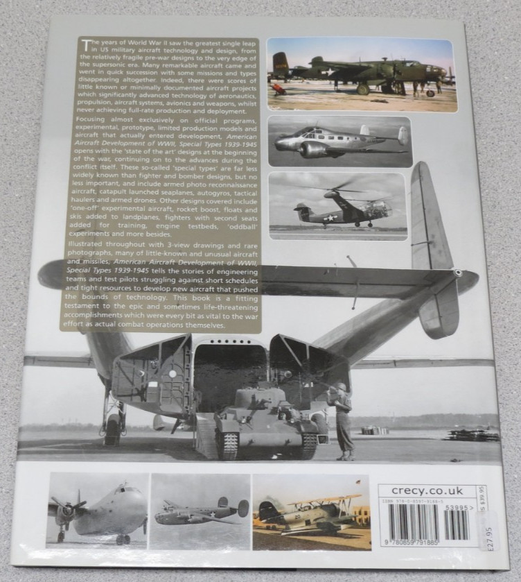 American Aircraft Development of WWII : Special Types 1939 – 1945 by Bill Norton