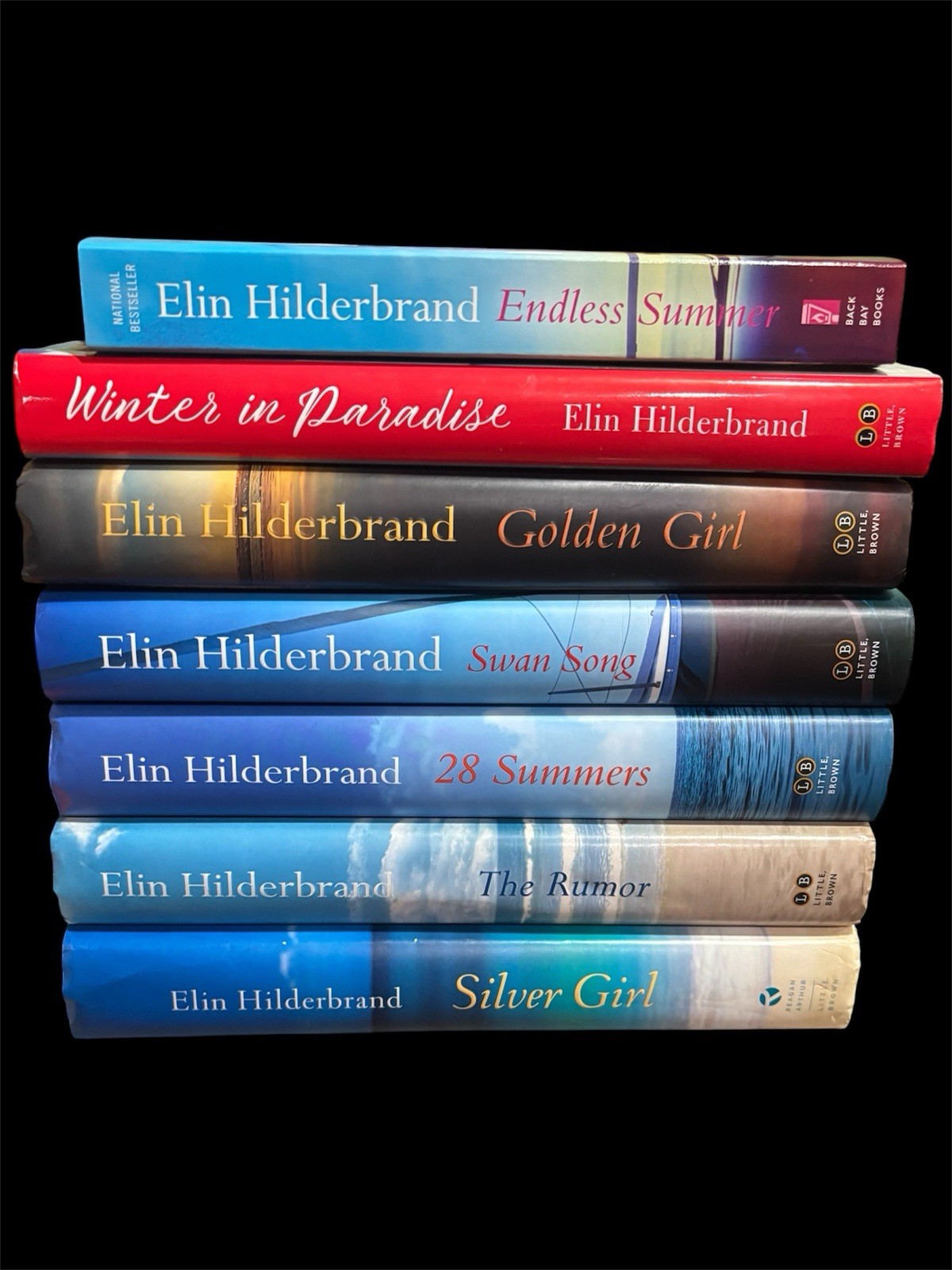 Elin Hilderbrand Book Lot 7 Books (6 Hardcover 1 Paperback) Summer Beach Reads