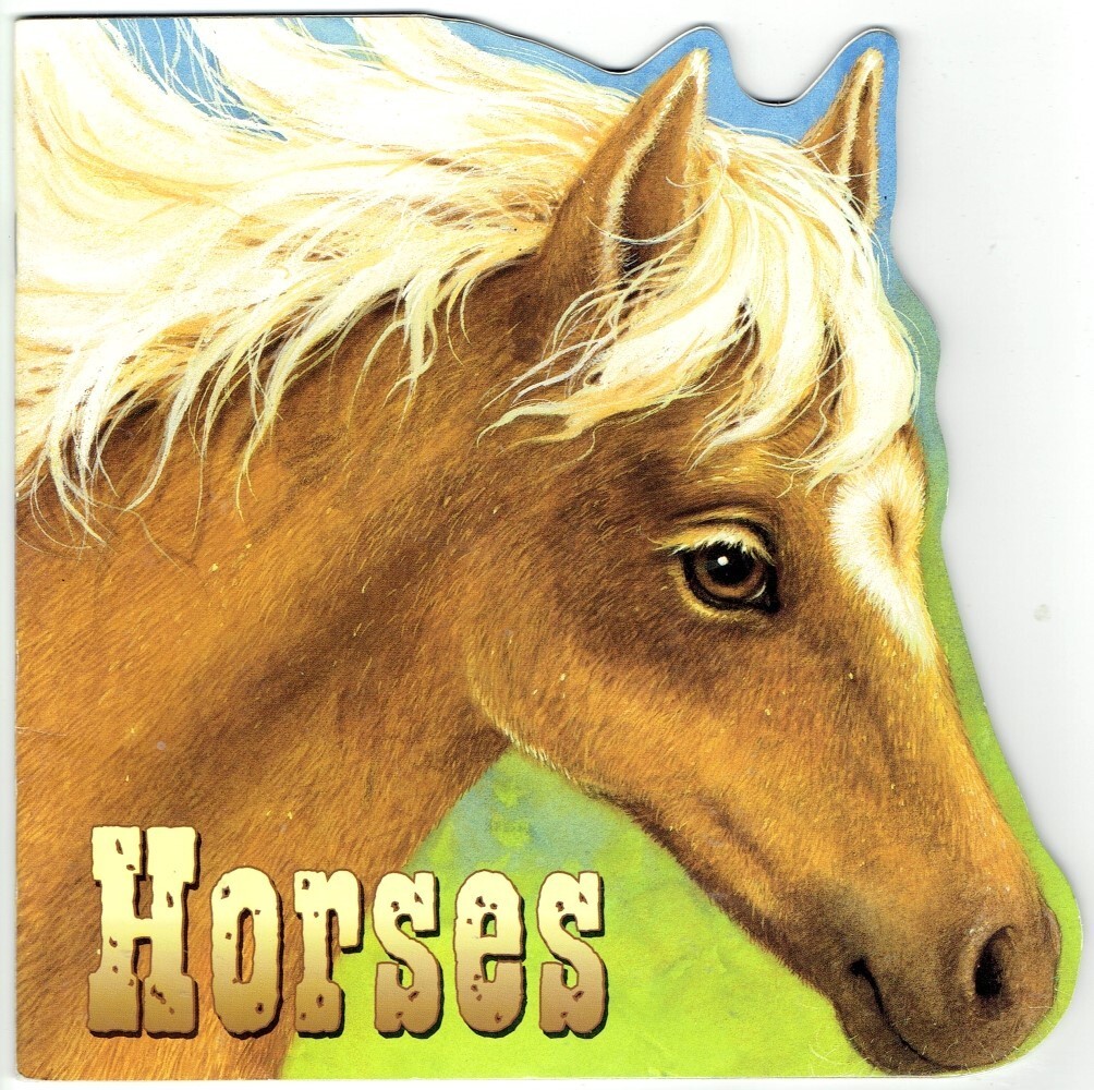 Children’s Random House Pictureback Shape Book ~ HORSES by Monica Kulling 1st Ed