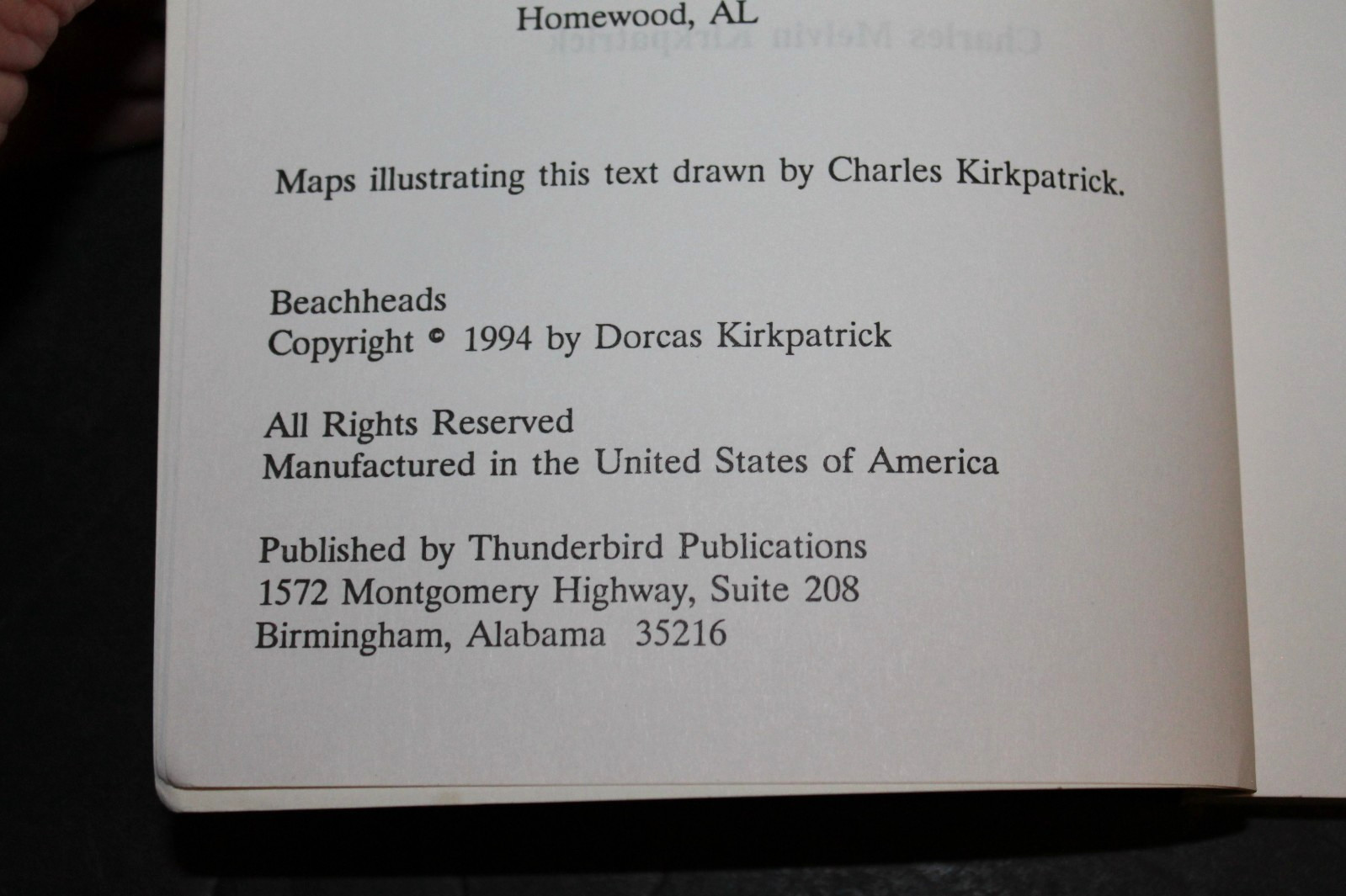 BEACHHEADS (45th Division) Alabama to Anzio / Charles Kirkpatrick (1994 TPB)