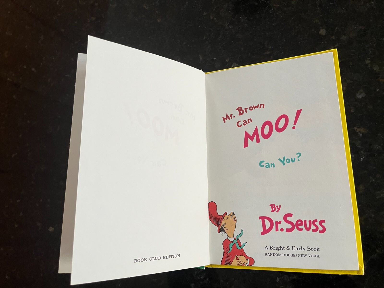Mr Brown can moo can you beginner VINTAGE hardcover Book Dr Seuss 6.25″x8.75″ #3