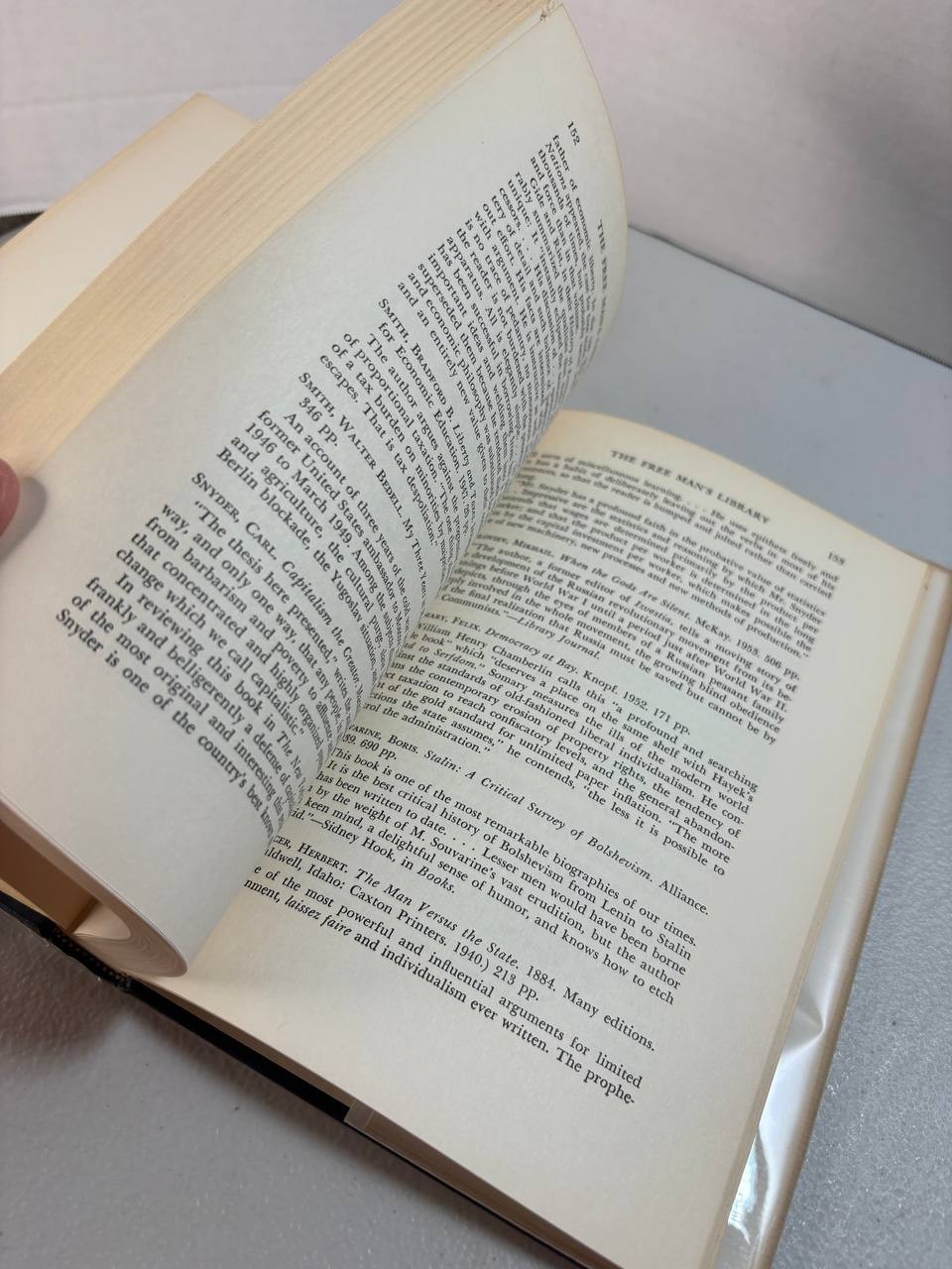 The Free Man s Library Henry Hazlitt 1956 HC DJ First Edition Economics Liberty