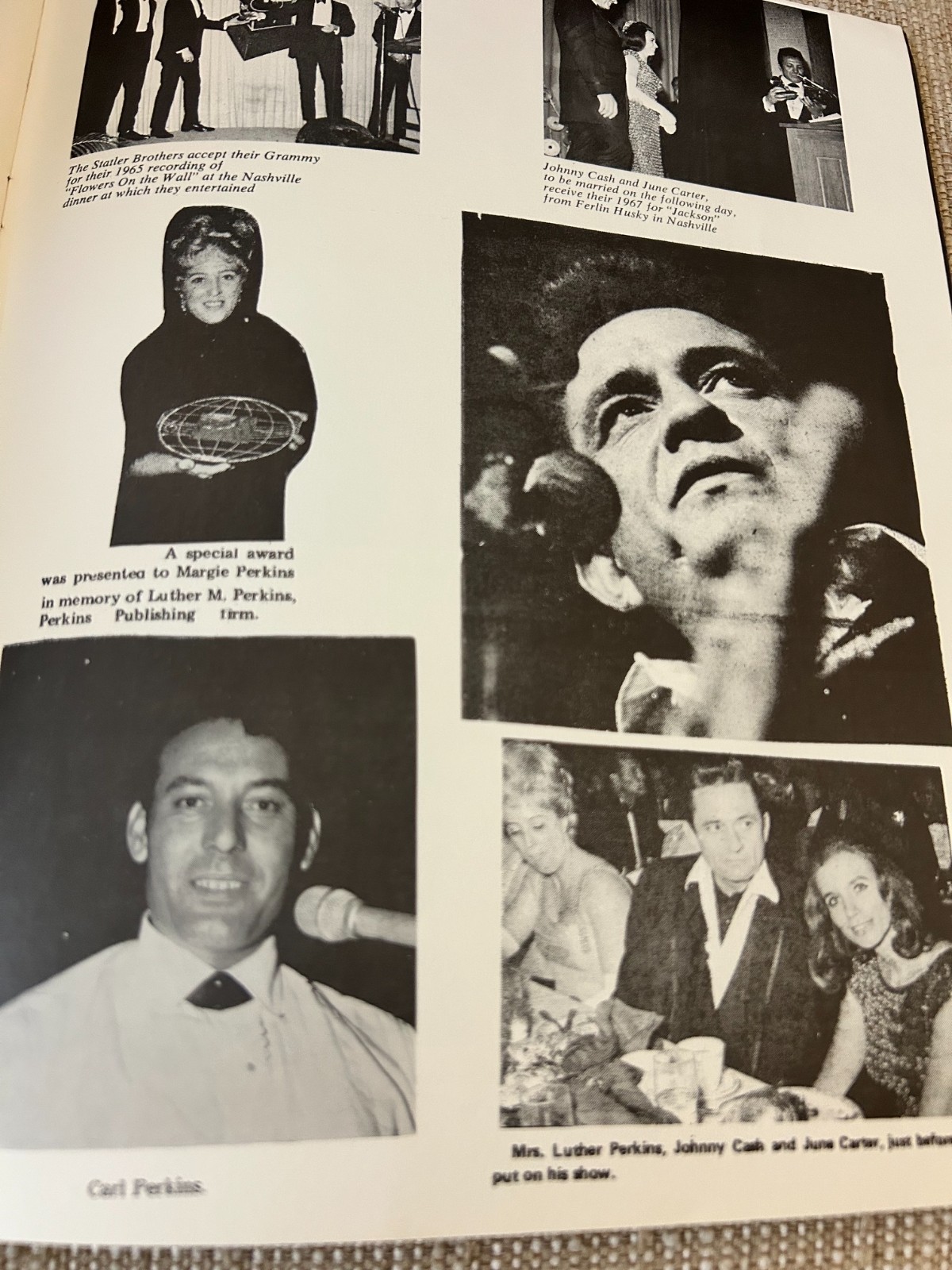 The Legend: Johnny Cash Society Publication 1968 Volume III Fan Club 50 Pages