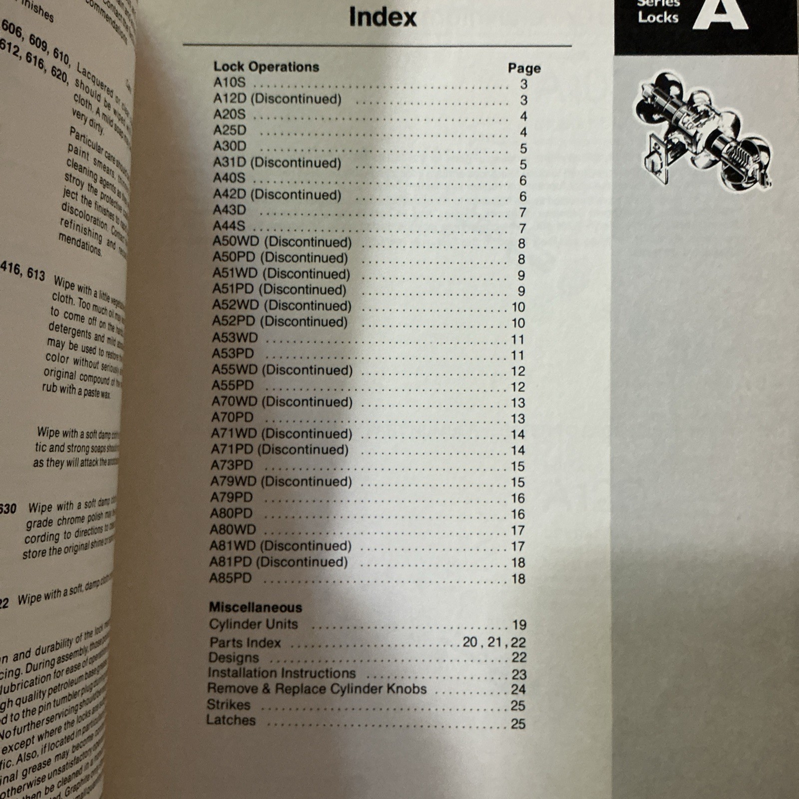 Schlage 1981 Service Manual Locksmith Lock Repair Reference Paperback TPB