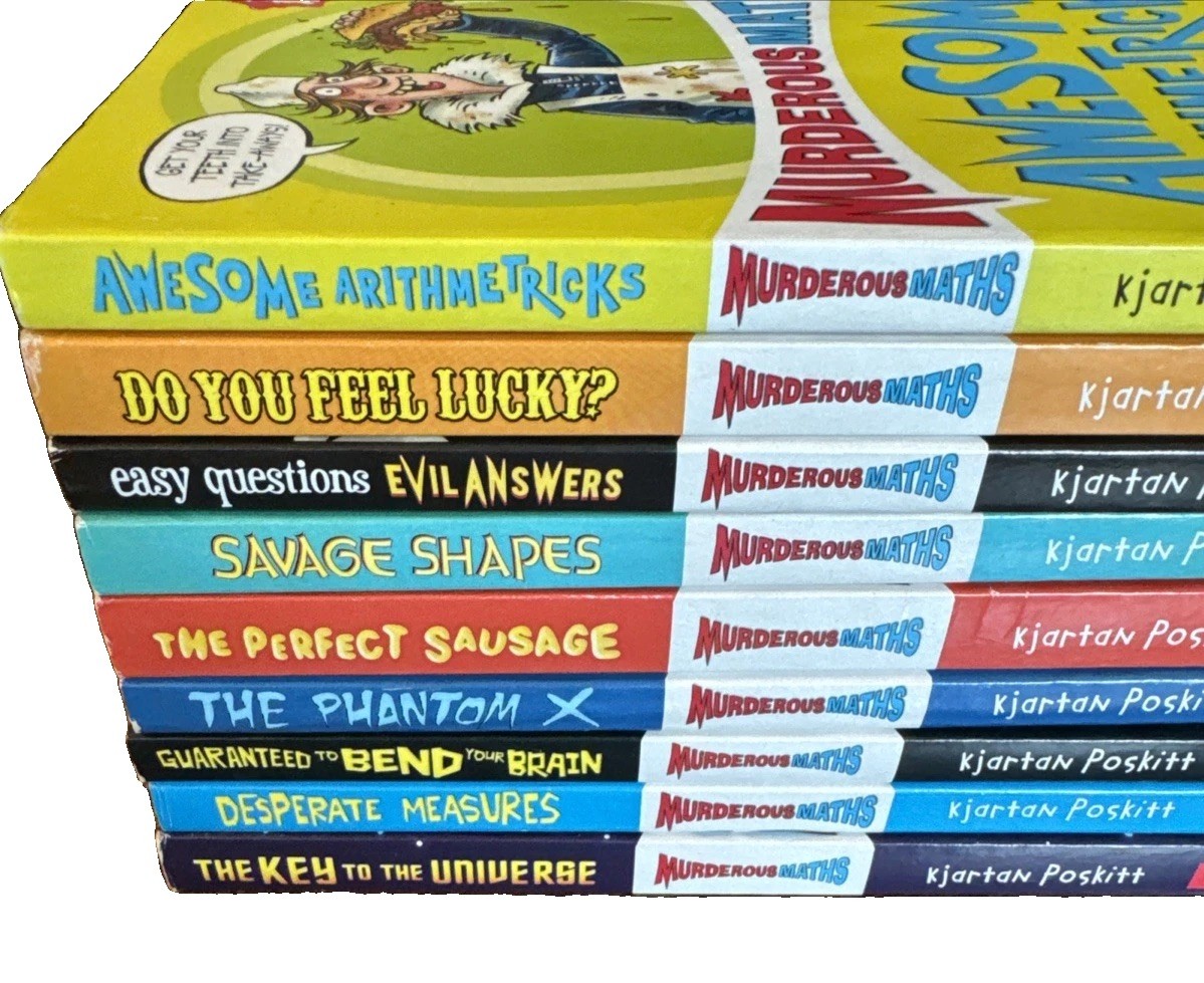 Murderous Maths Horrible Science Dead Famous Lot 9 Kjartan Poskitt Age 9-12