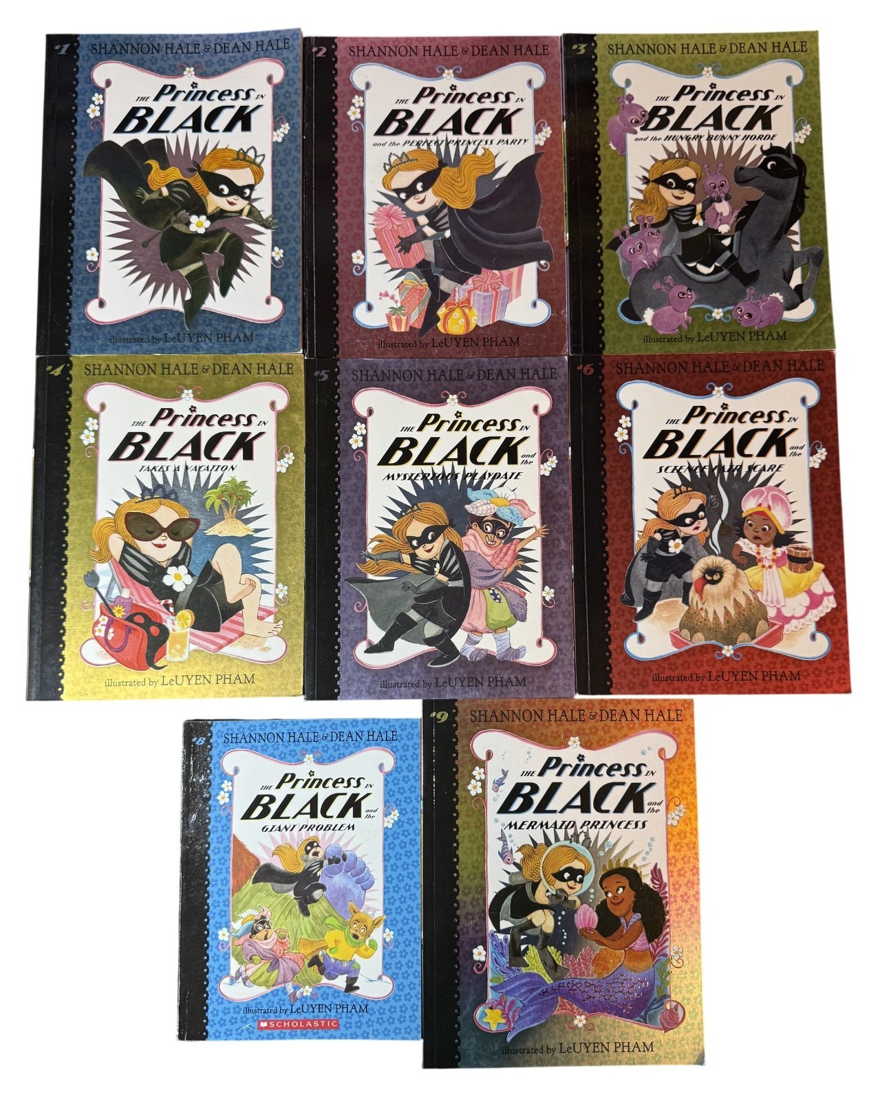 Shannon + Dean Hale | The Princess in Black #1 2 3 4 5 6 8 9 | 8 Books Total