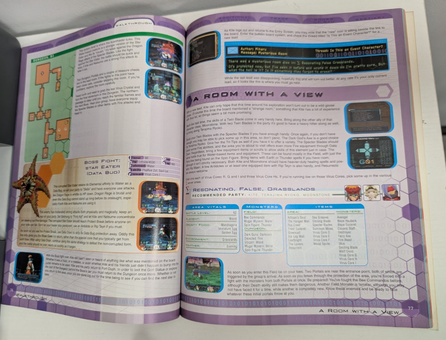 .Hack Dot Hack Outbreak Part 3 Bradygames Official Strategy Guide Bandai 2003