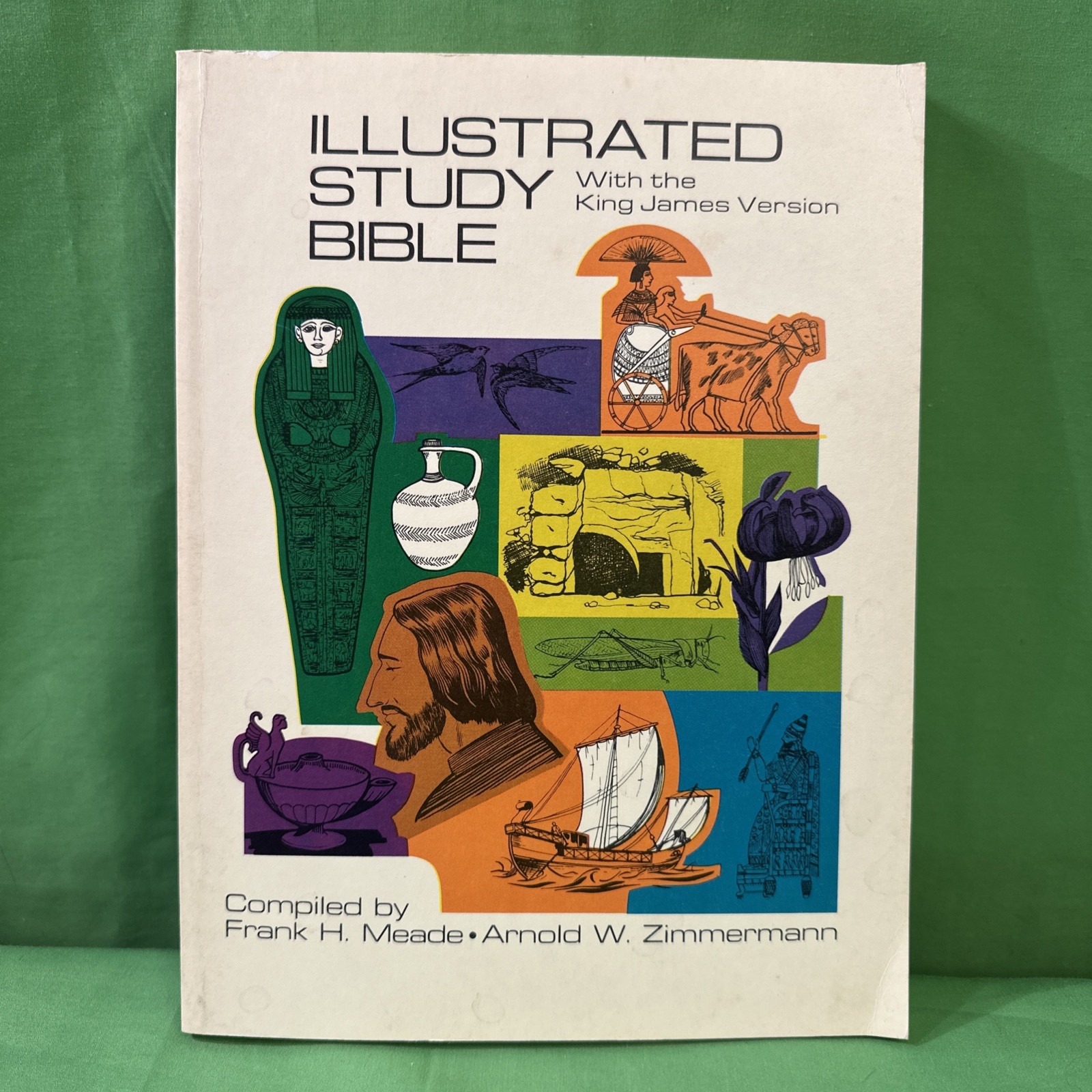 Illustrated Study Bible, vintage 1973, Judson Press, Compiled by Frank H. Meade