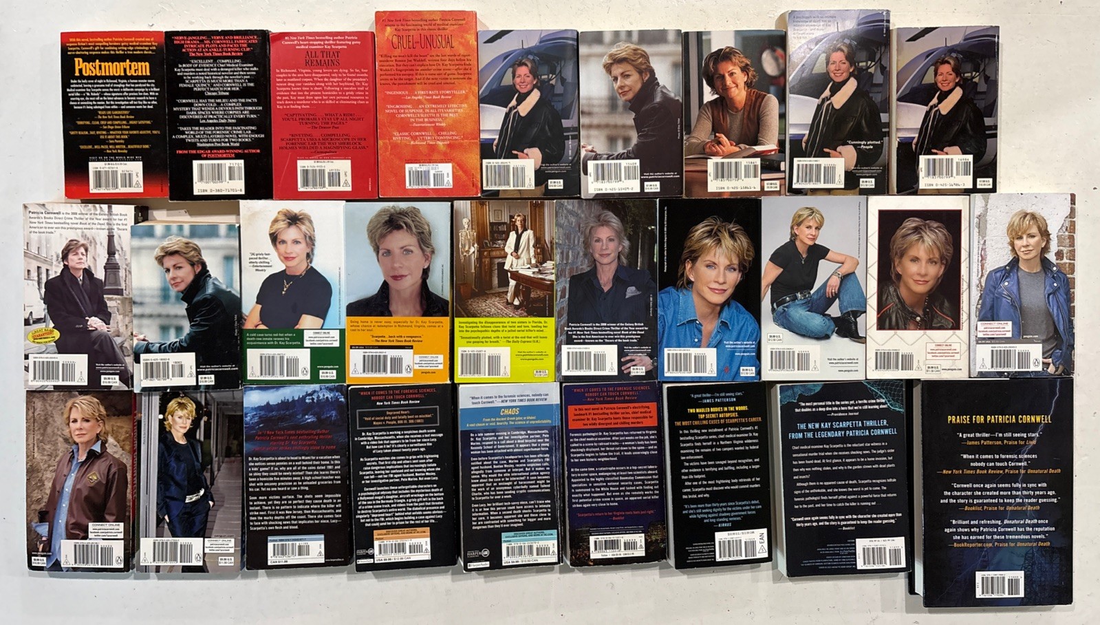 Complete Series Set KAY SCARPETTA Books 1-28 By Patricia Cornwell Lot Prime TV