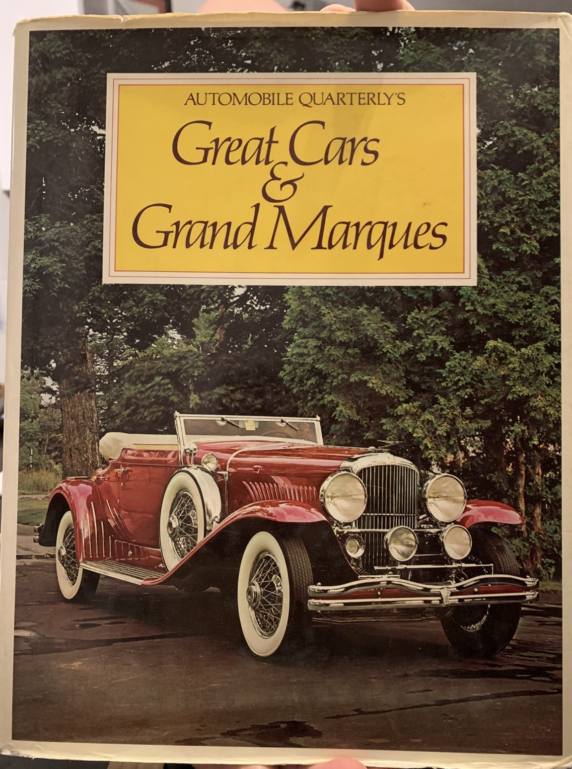 Automobile Quarterly’s Great Cars & Grand Marques – hardcover with dust jacket