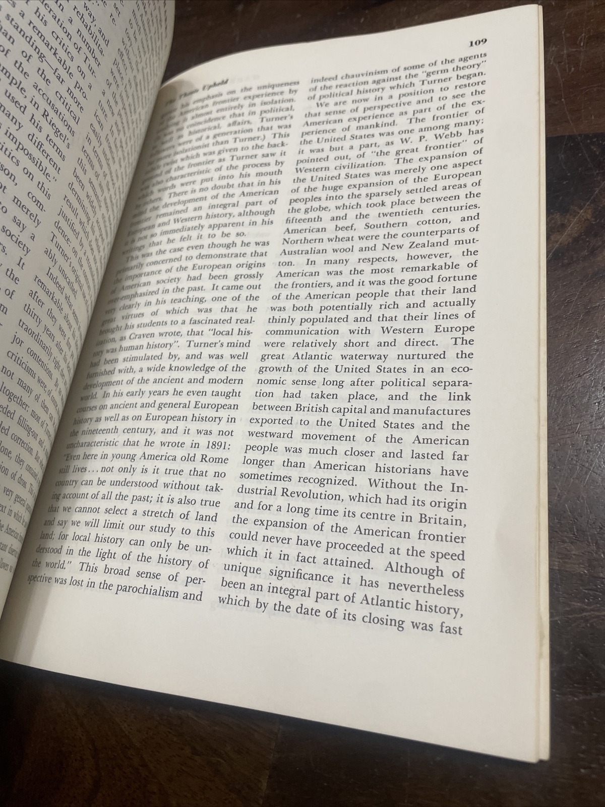 RAY ALLEN BILLINGTON, THE FRONTIER THESIS. AMERICAN HISTORY. 1966