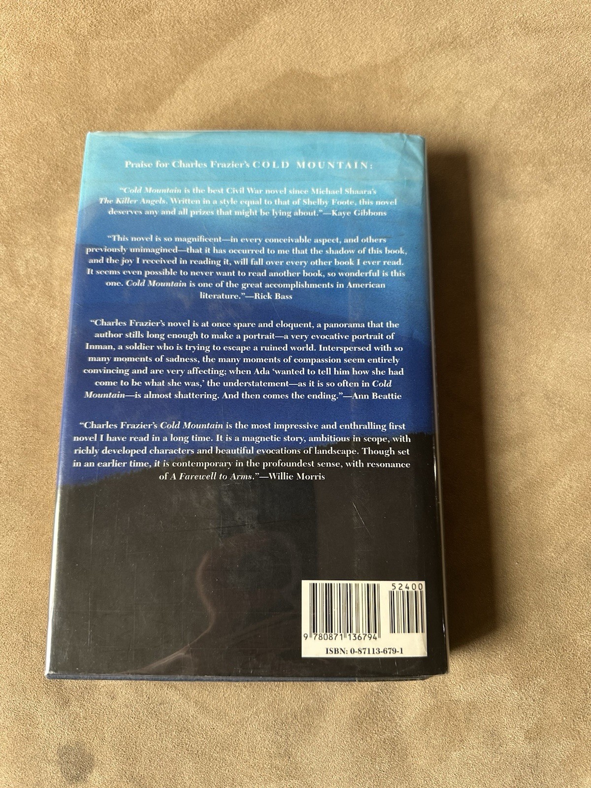 Cold Mountain Charles Frazier 1997 True 1st Edition & Print HC DJ Atlantic Press