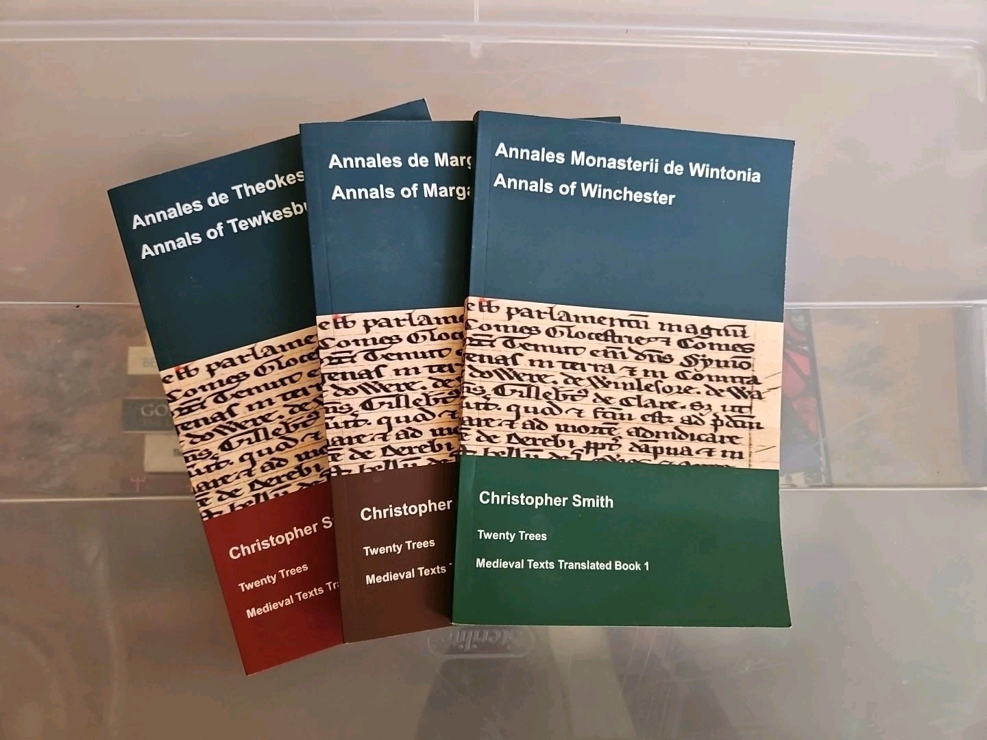 Lot Of 3 – Twenty Trees, Medieval Texts Translated By Christopher Smith