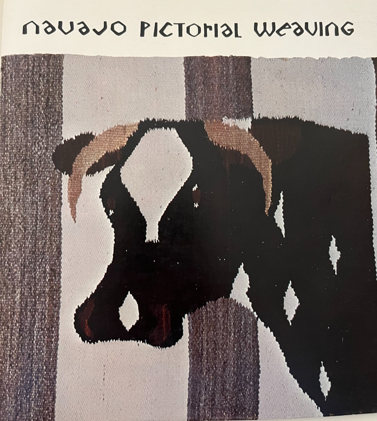 Navajo Pictorial Weaving by Charlene Cerny Museum of New Mexico Vintage 1975