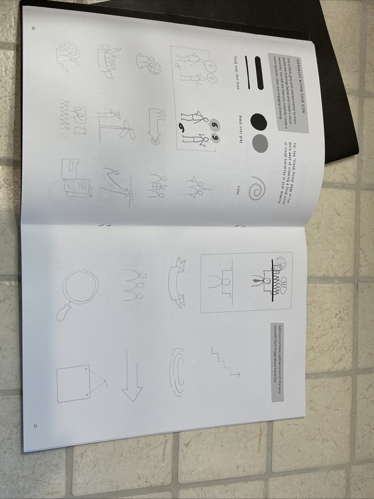 Visual Doing and Visual Thinking Workbooks by Brand Willemien, No Marks On Pages