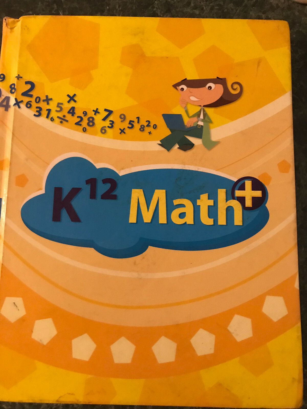 K12 Math+ Activity Book:, Hardbound, 2011, 303 pages, good condition