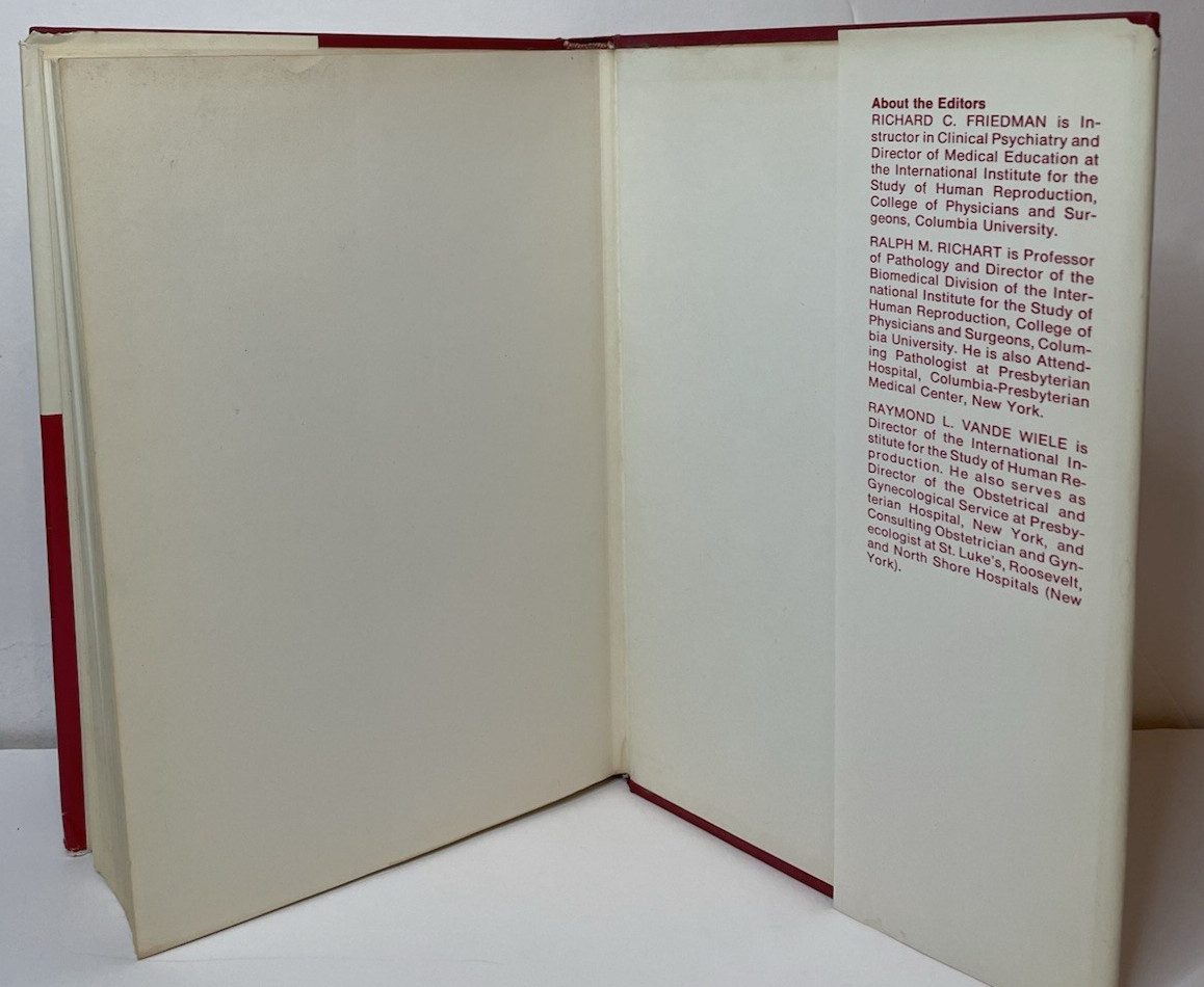 Sex Differences in Behavior HC Book Biomedical Health John Wiley 1974 Rare Vtg