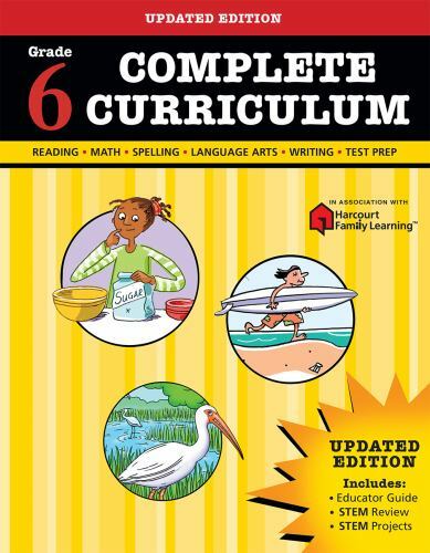 Complete Curriculum: Grade 6 (Flash Kids Harcourt Family Learning) – GOOD