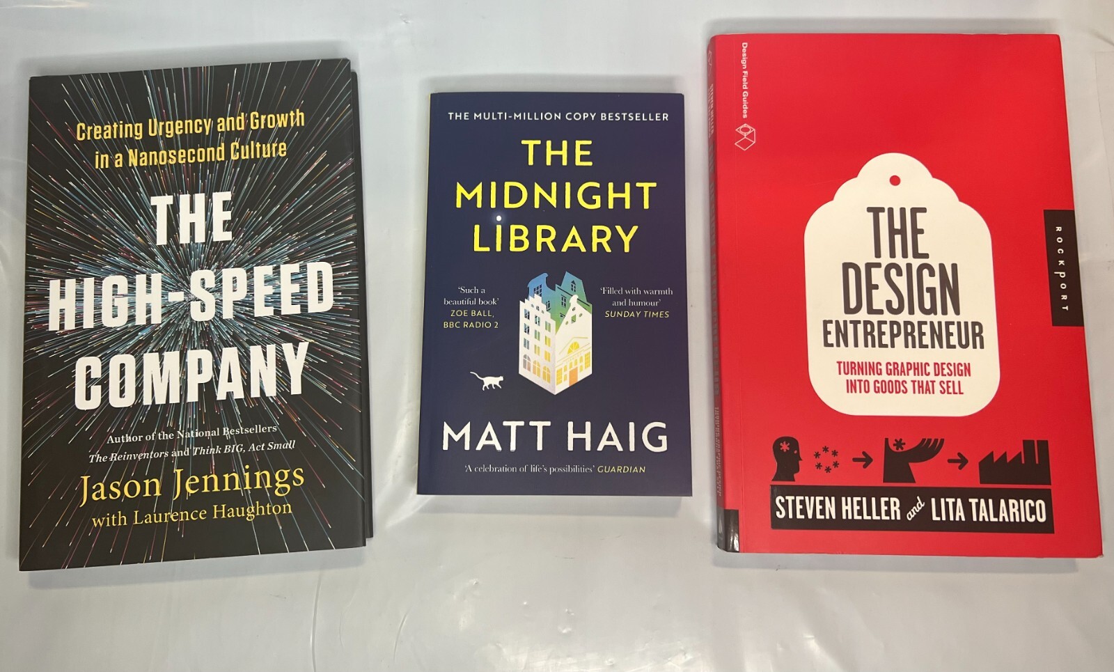 LOT OF 3 Books (Hardcover & Paperback) Genre Business/ Economics +$100