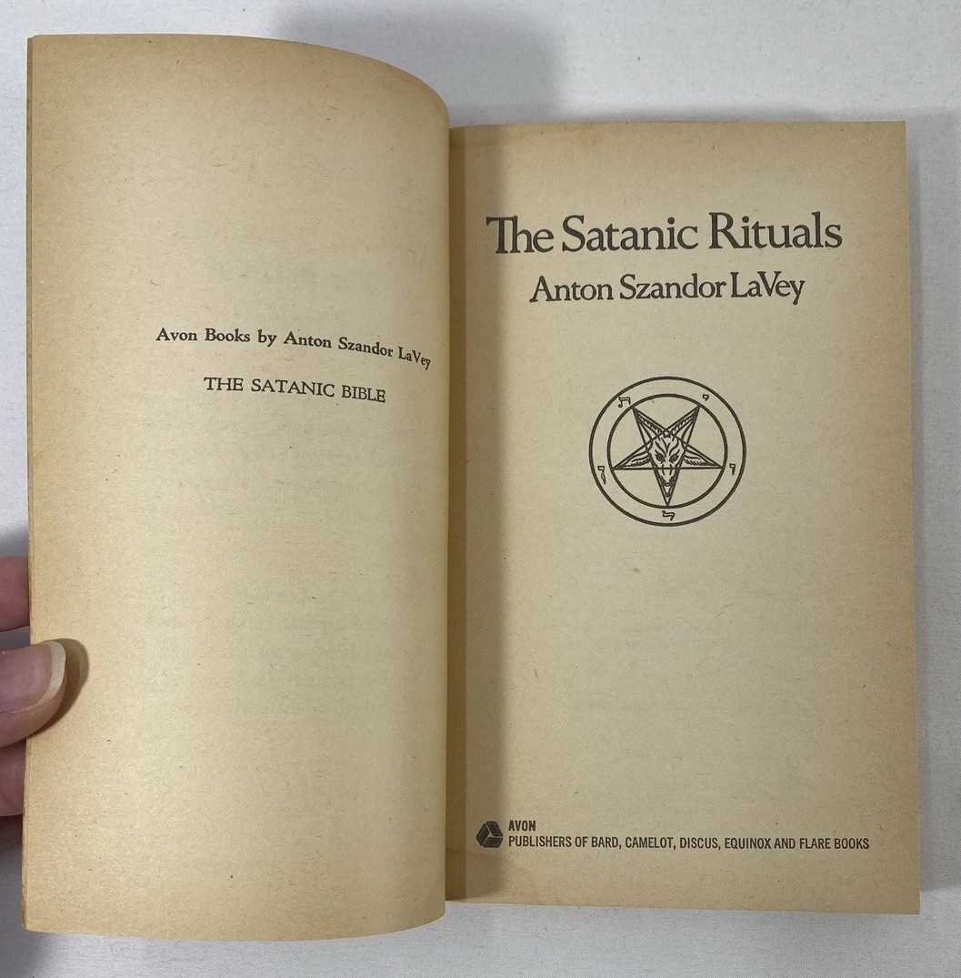2 PB lot – The Satanic Rituals + The Devil’s Notebook – Anton Szandor LaVey