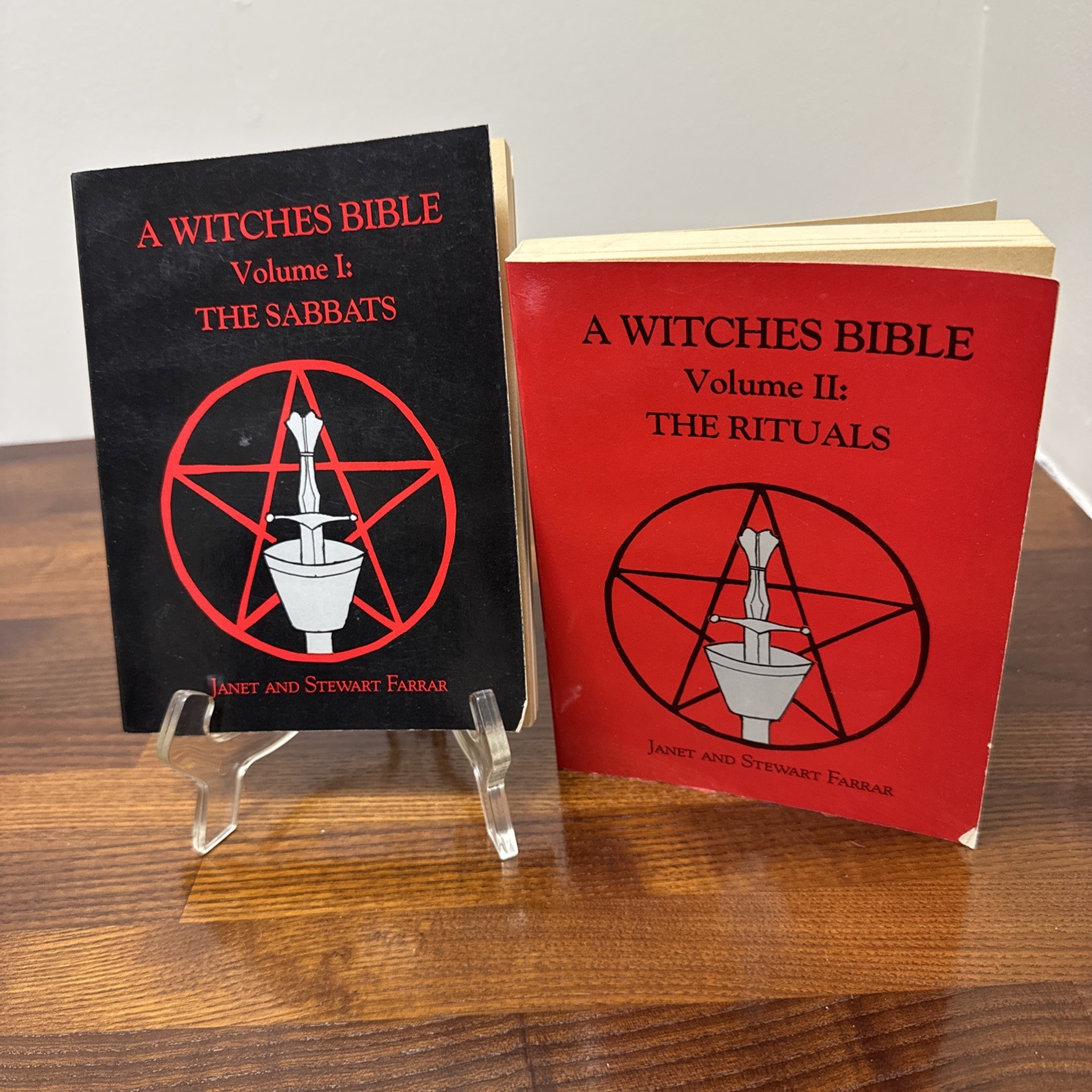 The Witches Bible Vol I & Vol II Set of 2 Books by Farrar Occult