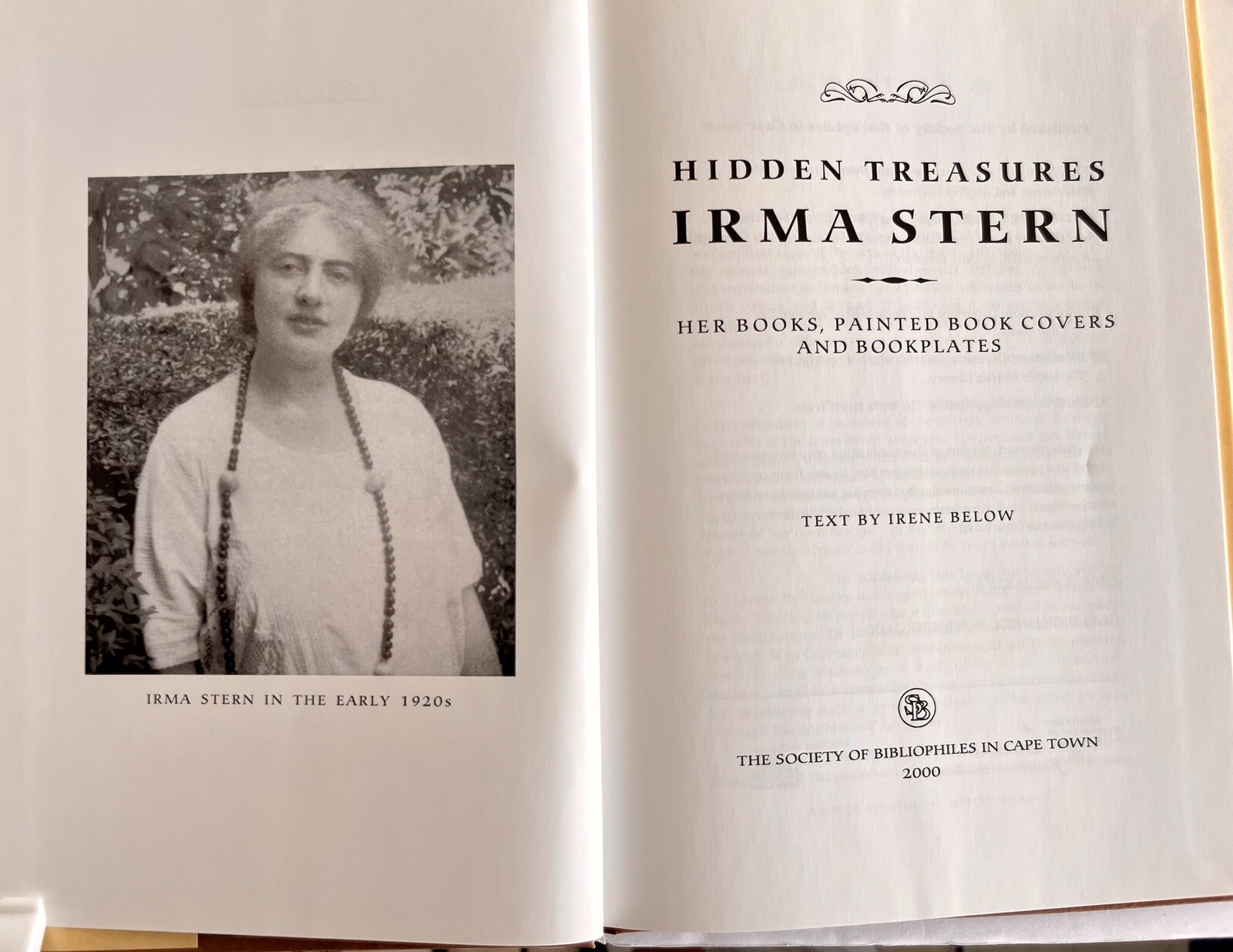 Hidden Treasures, Irma Stern, Her Books,painted Covers & Bookplates Irene Below