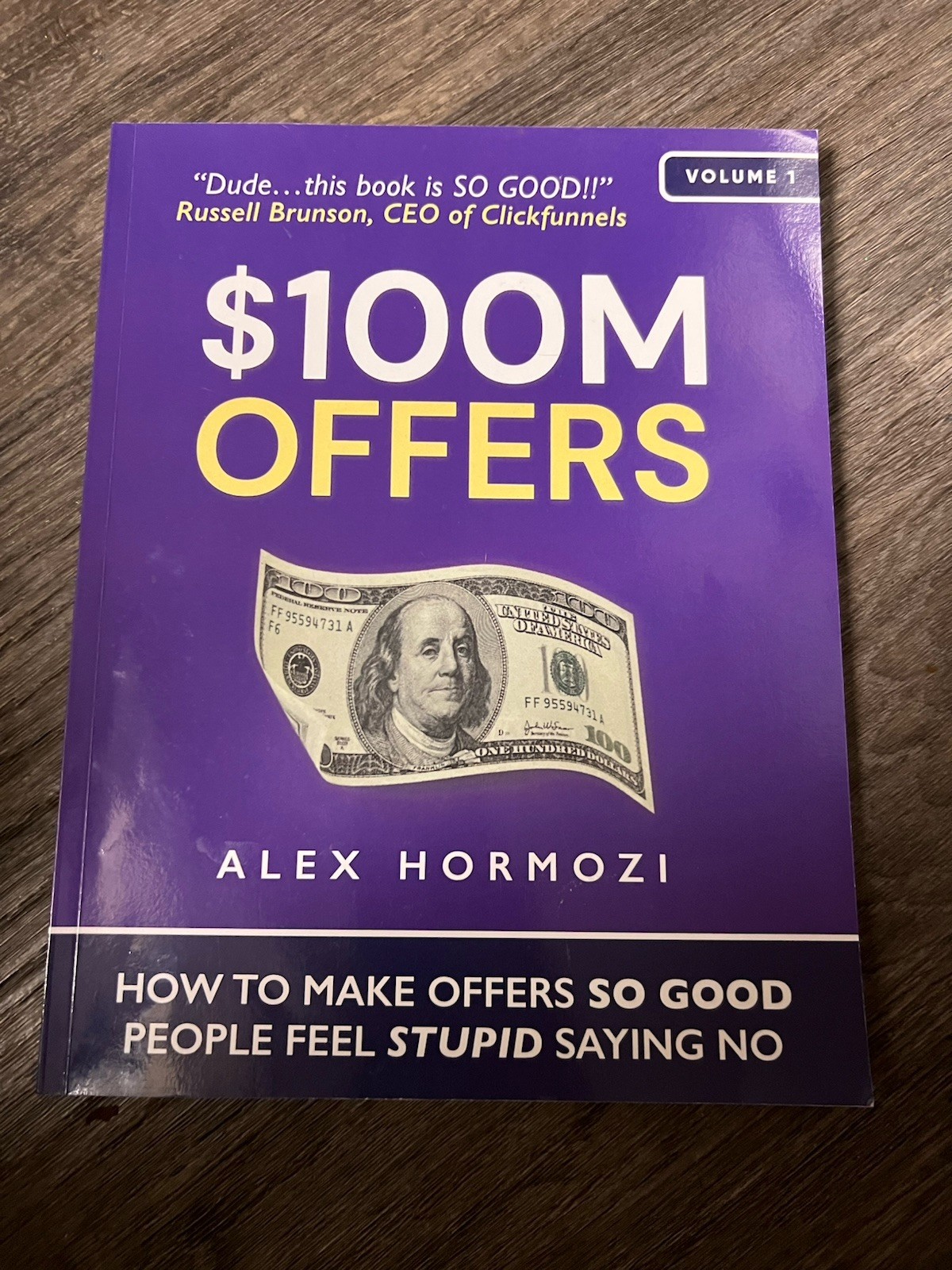 $100M Offers Alex Hormozi Paperback Acquisition.com 2021 Business Book Volume 1