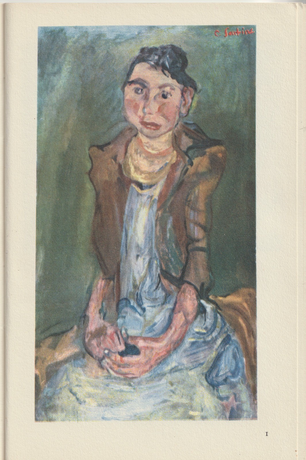 Soutine ( 20 pages featuring paintings by Chaim Soutine;one per page)
