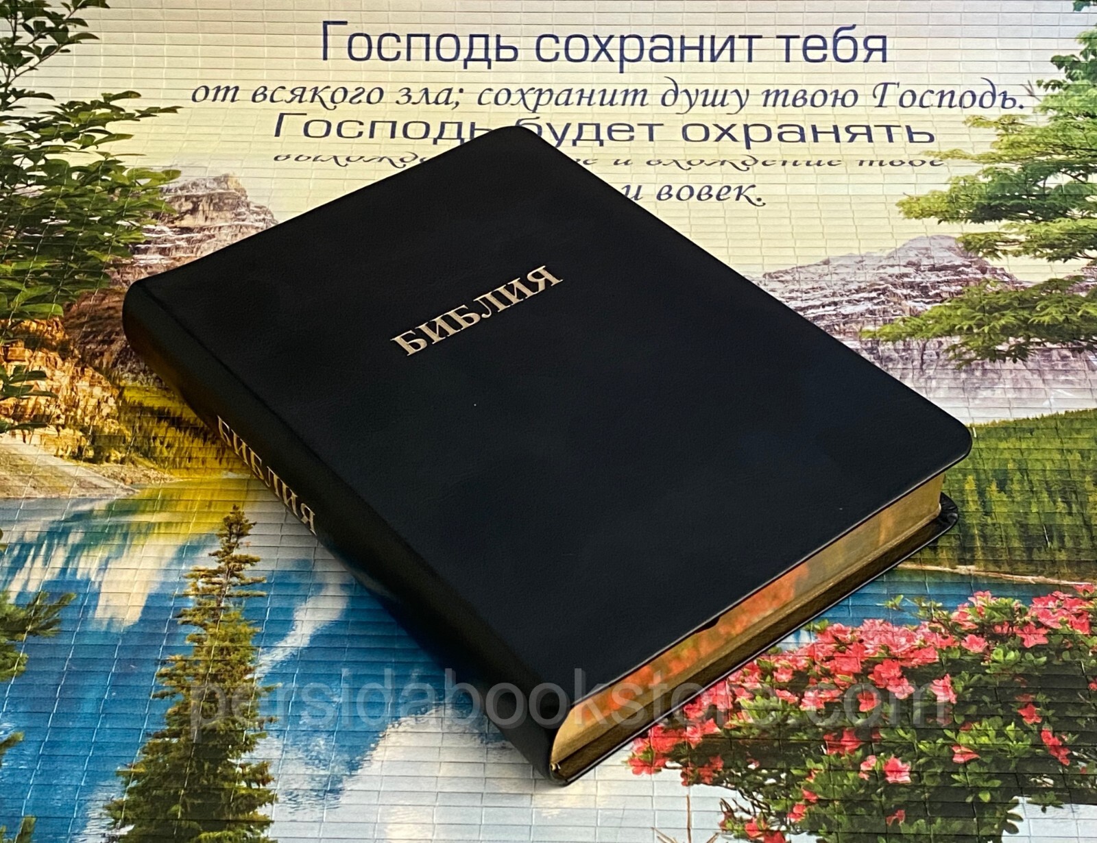 Russian Bible Index Leather Medium Size Русская Библия Индексы