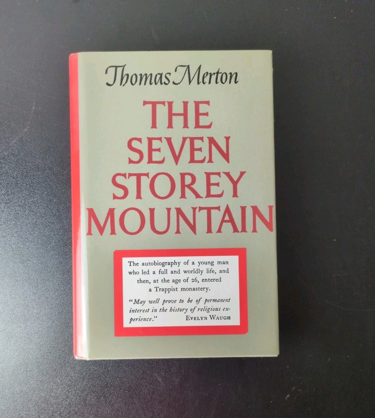 The Seven Storey Mountain by Thomas Merton 1948 First Edition Harcourt Hardcover
