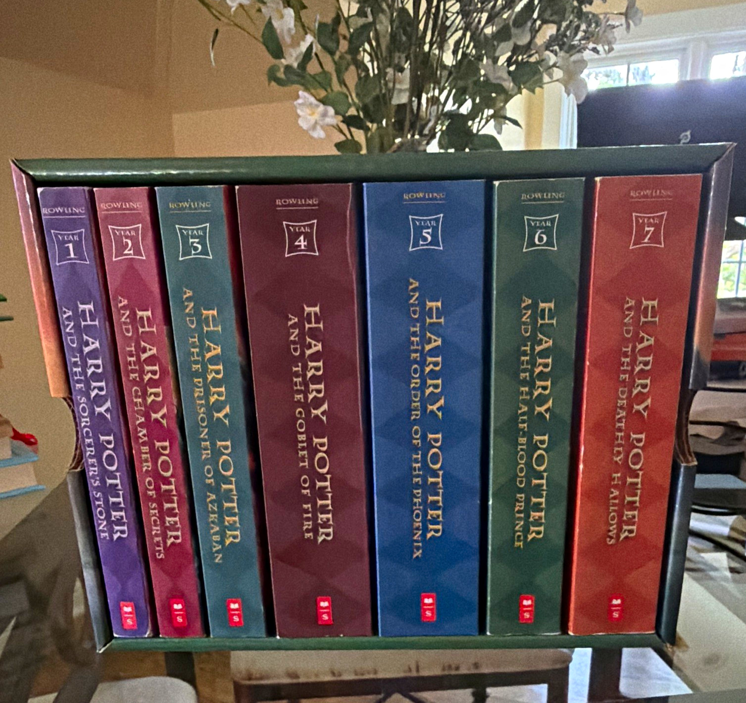 Harry Potter Paperback Box Set Books 1-7 Complete Series J.K. Rowling Scholastic