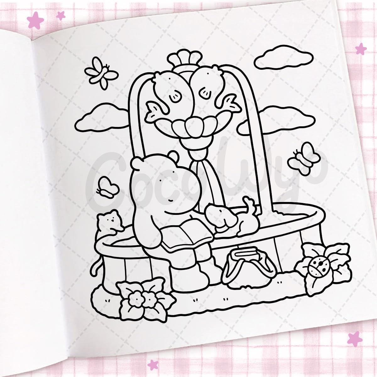Cozy Days: Coloring Book for Adults and Kids (Cozy Spaces Coloring)