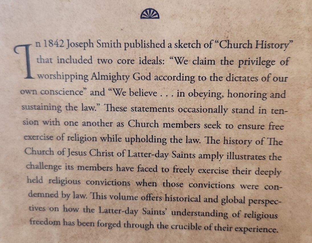 Religious Liberty and Latter-day Saints: Historical and Global Perspectives